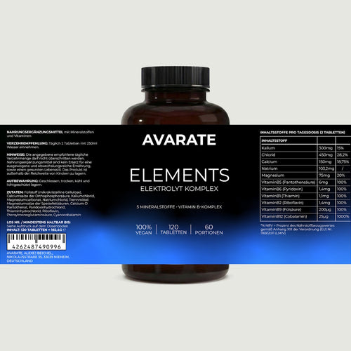 AVARATE Elements Elektrolyt Komplex